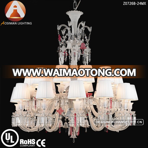 24 Light Baccarat Chandelier Pendant Crystal