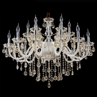 18 arms glass arm chandelier simple crystal decoration traditional living room chandelier home decor