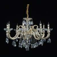 Antique Special Wholesale Crystal Chandelier with Orange Shade MDG2088